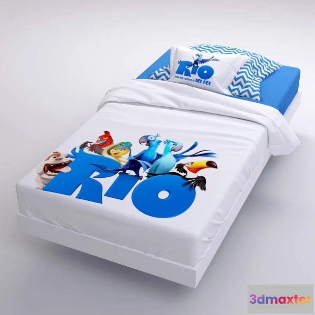 1591622 - child-room - Baby bedding 3D Max