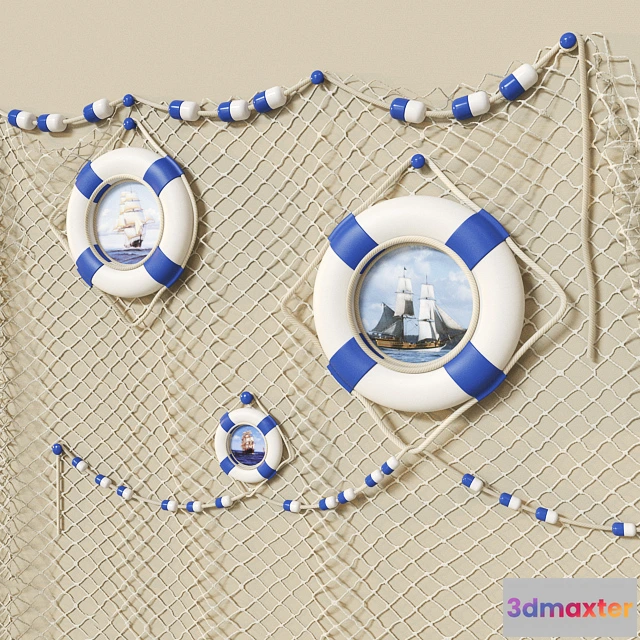 1591632 - child-room - Marine decorative set 3D Max