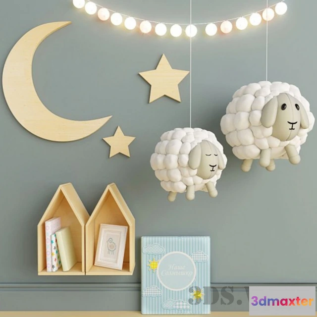 1591636 - child-room - Set with sheep 3D Max