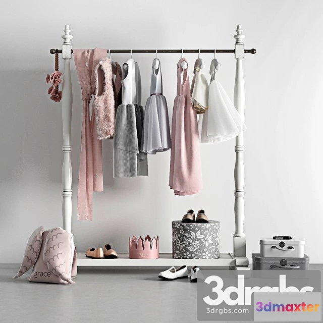 915544 - Mini Wardrobe Rack