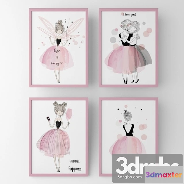 915562 - Posters For Children Fairy Girls