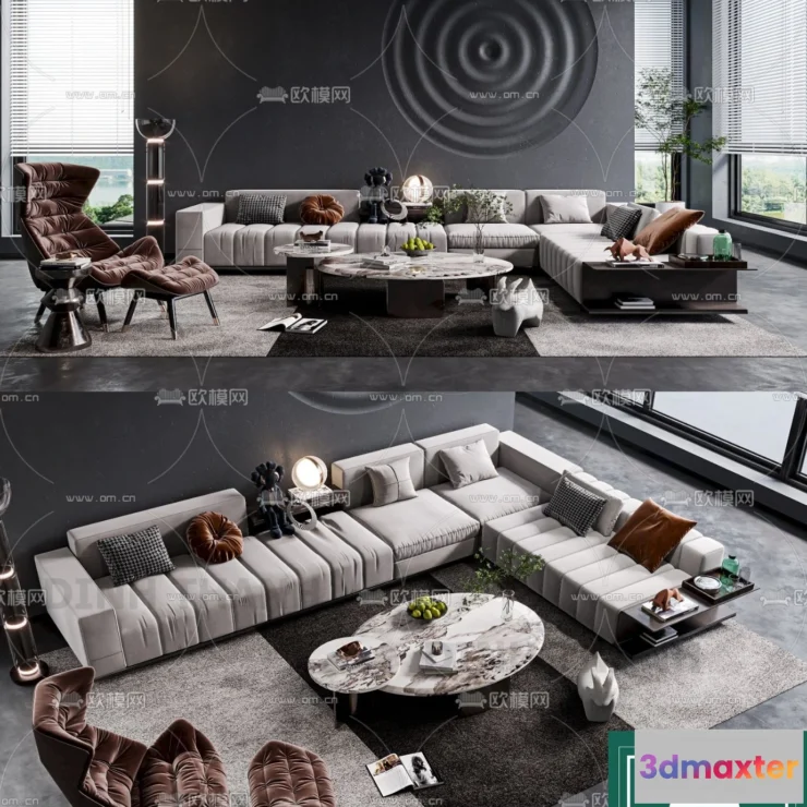 1178464 - MINOTTI SOFA - 3D MODELS - 004