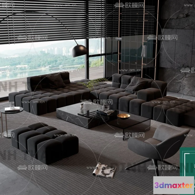 1178484 - MINOTTI SOFA - 3D MODELS - 014