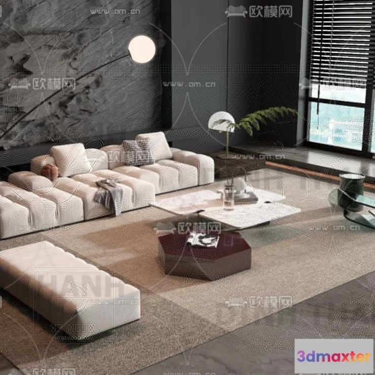 1178486 - MINOTTI SOFA - 3D MODELS - 015