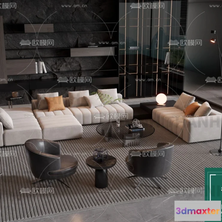 1178512 - MINOTTI SOFA - 3D MODELS - 028