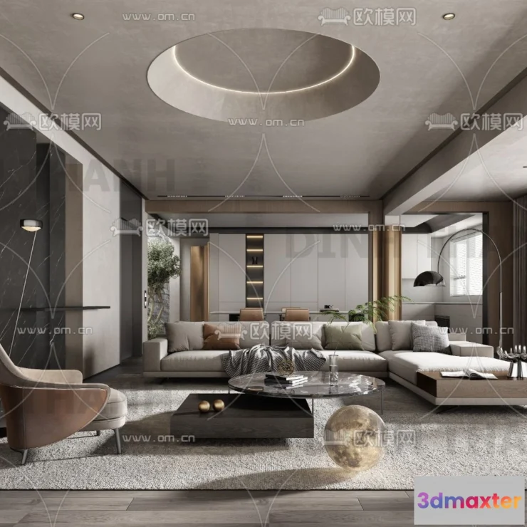 1178518 - MINOTTI SOFA - 3D MODELS - 031