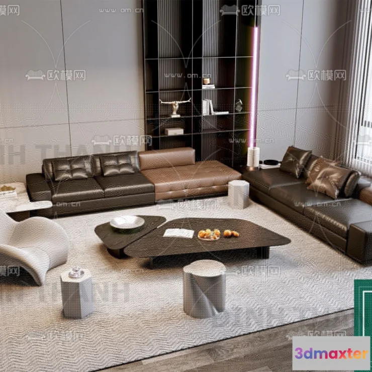 1178522 - MINOTTI SOFA - 3D MODELS - 033