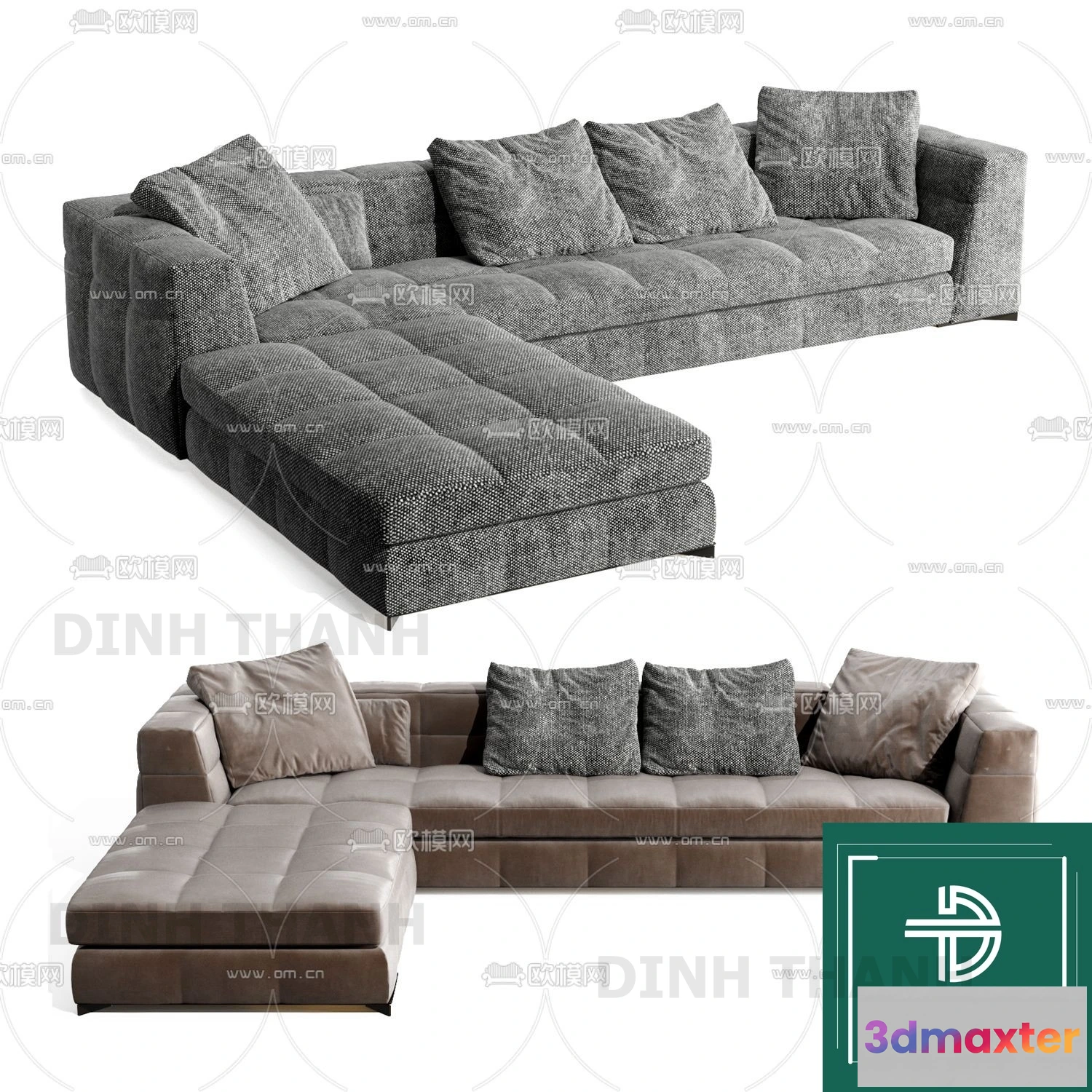 1178550 - MINOTTI SOFA - 3D MODELS - 047