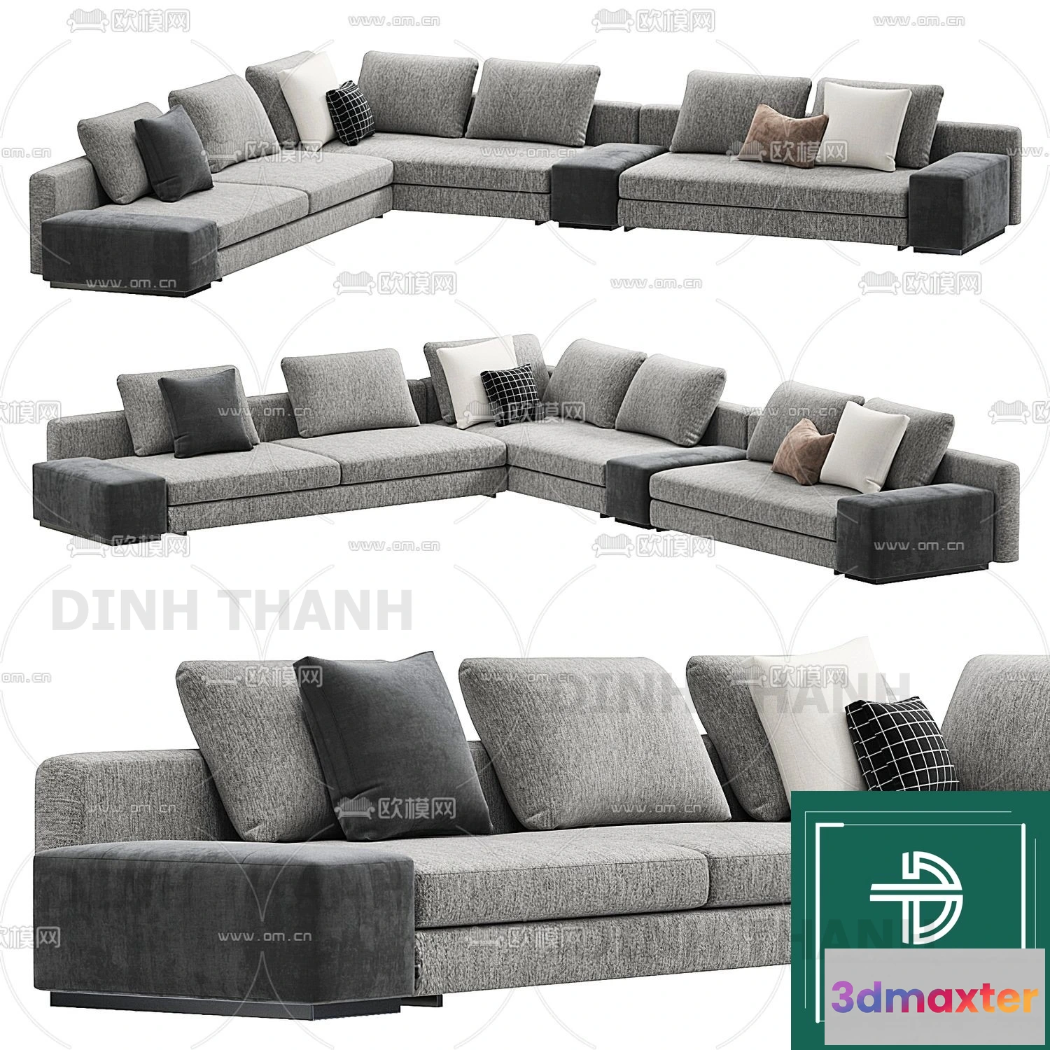 1178554 - MINOTTI SOFA - 3D MODELS - 049