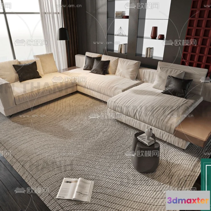 1178560 - MINOTTI SOFA - 3D MODELS - 052