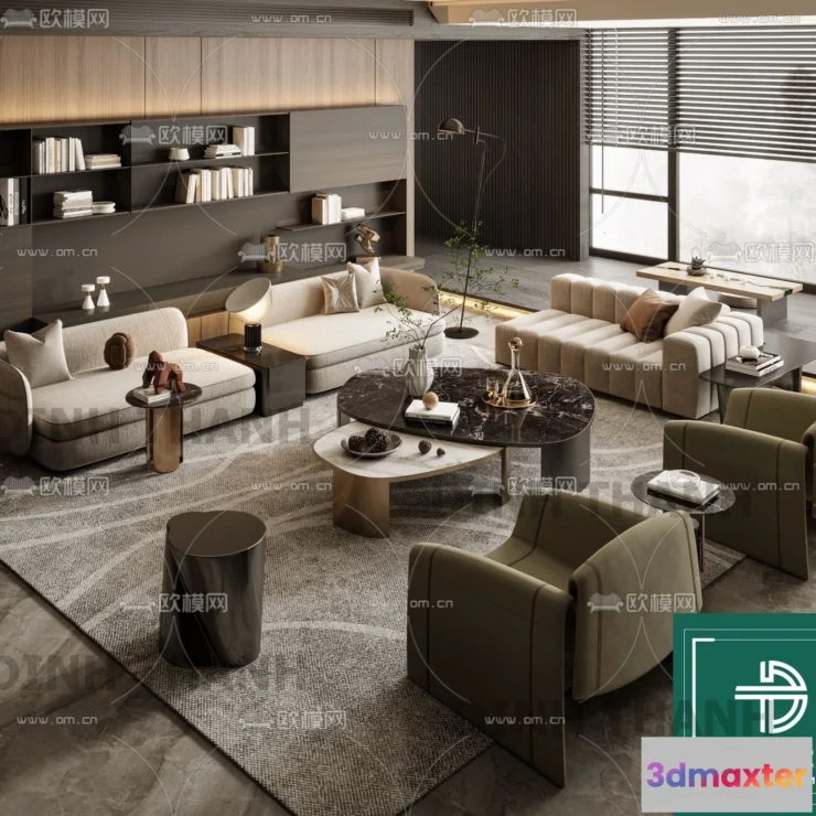 1178564 - MINOTTI SOFA - 3D MODELS - 054