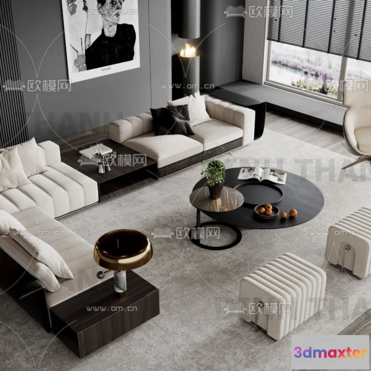 1178580 - MINOTTI SOFA - 3D MODELS - 062