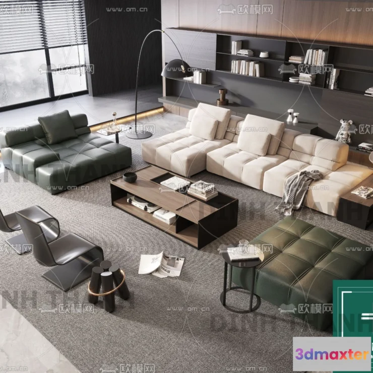 1178592 - MINOTTI SOFA - 3D MODELS - 068
