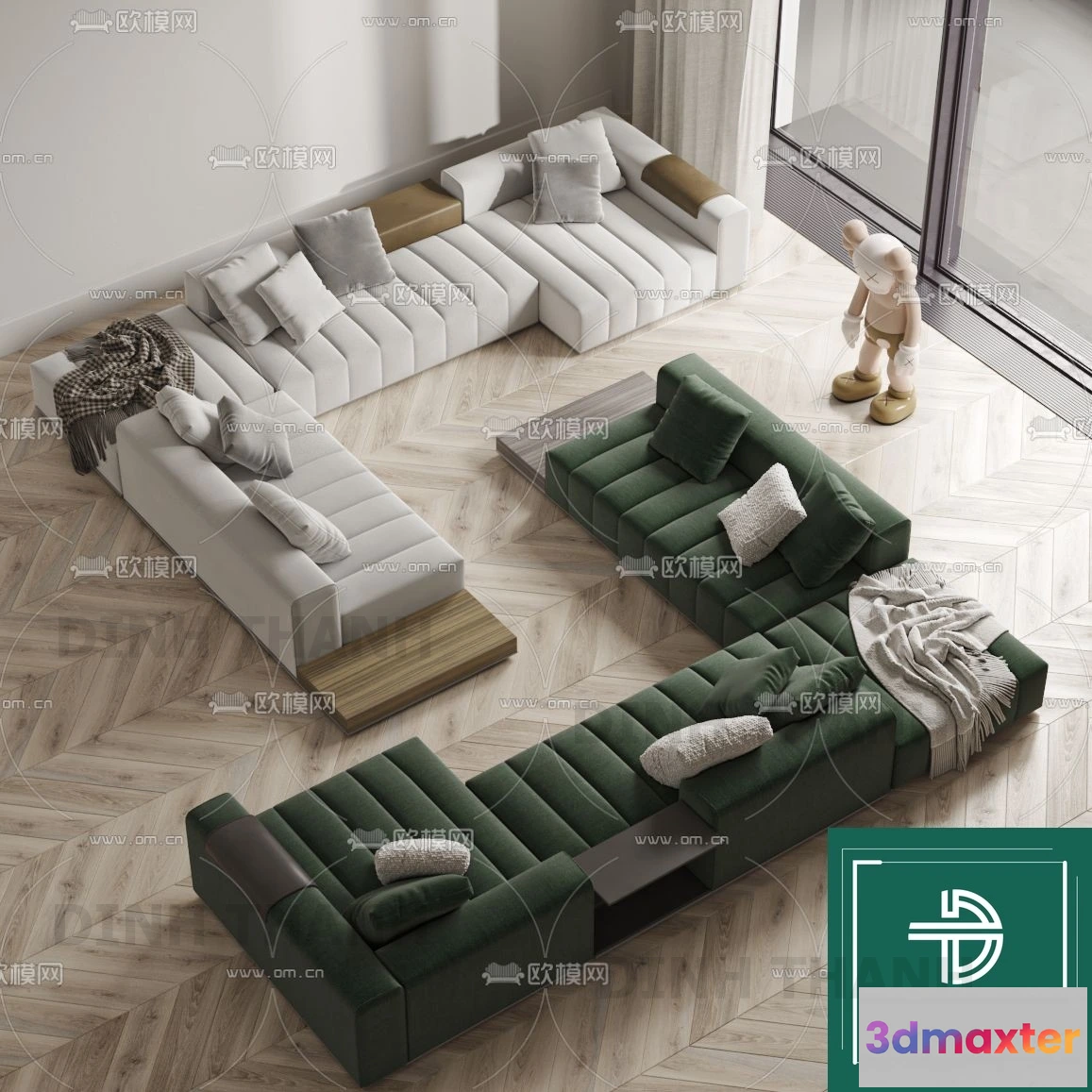 1178596 - MINOTTI SOFA - 3D MODELS - 070