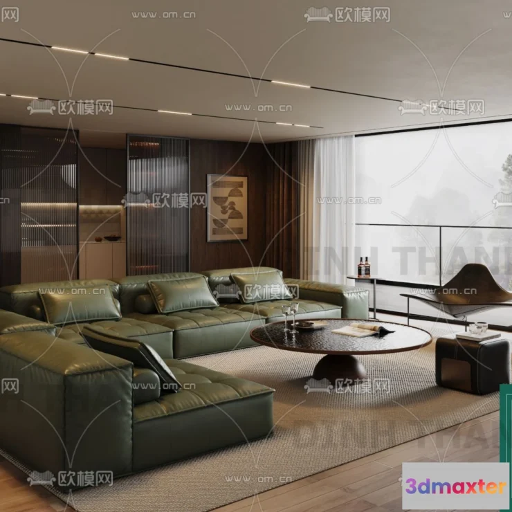 1178606 - MINOTTI SOFA - 3D MODELS - 075