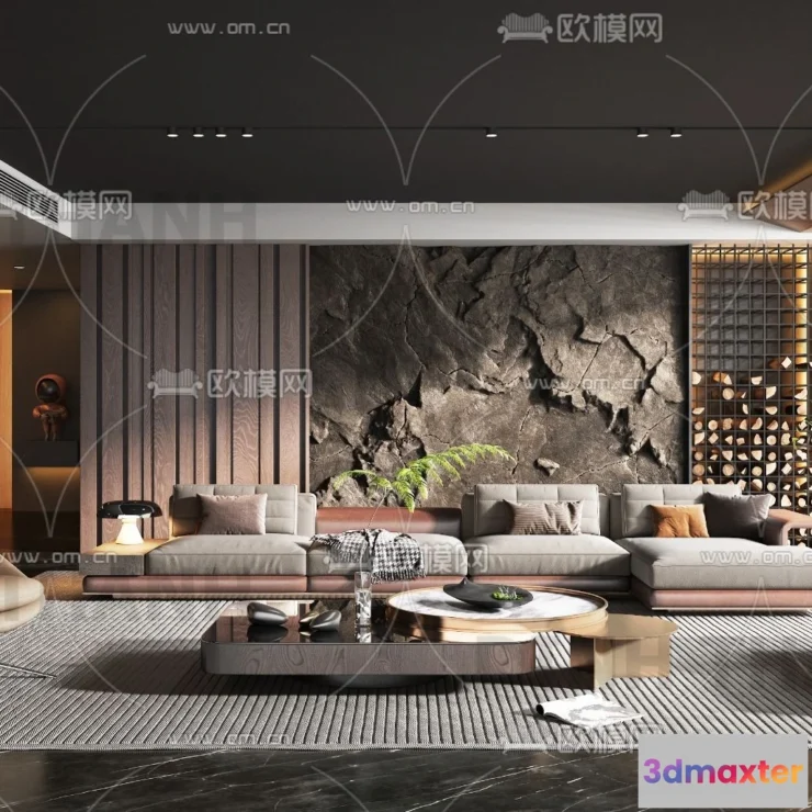 1178620 - MINOTTI SOFA - 3D MODELS - 082