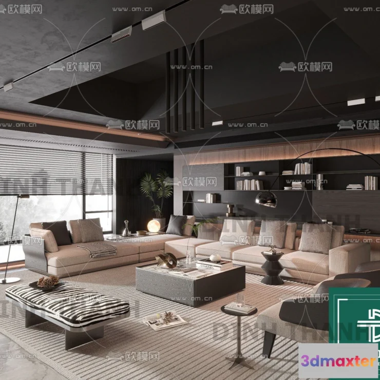 1178636 - MINOTTI SOFA - 3D MODELS - 090