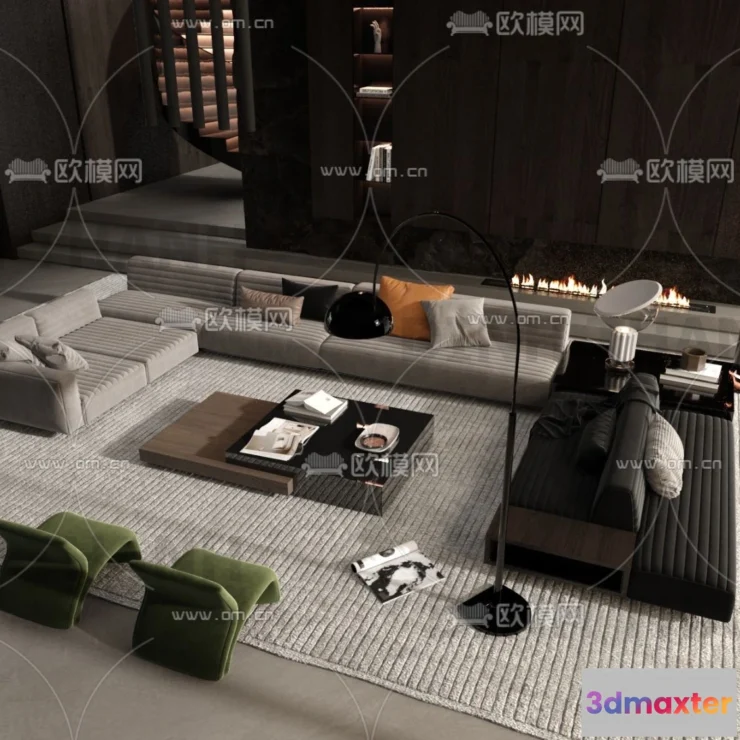 1178658 - MINOTTI SOFA - 3D MODELS - 101