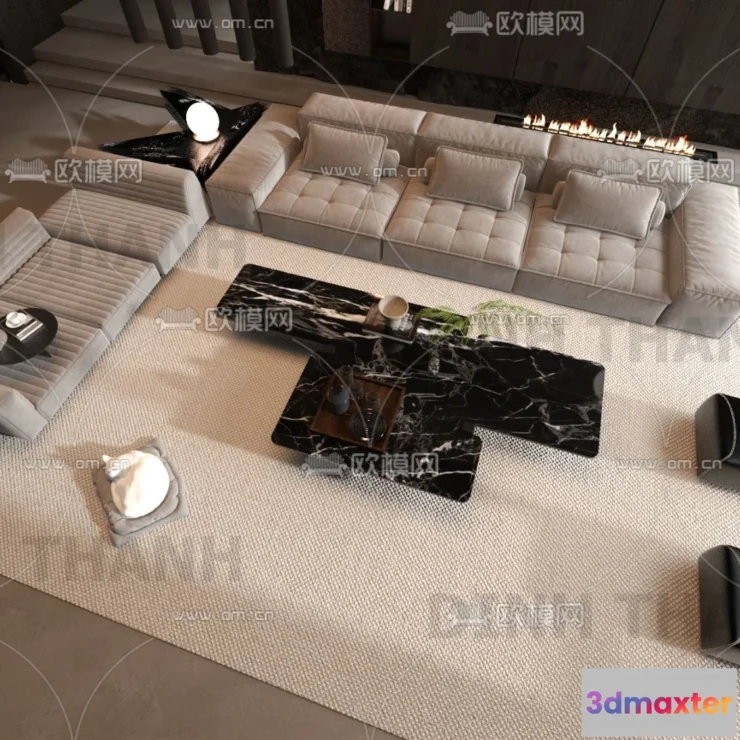 1178664 - MINOTTI SOFA - 3D MODELS - 104