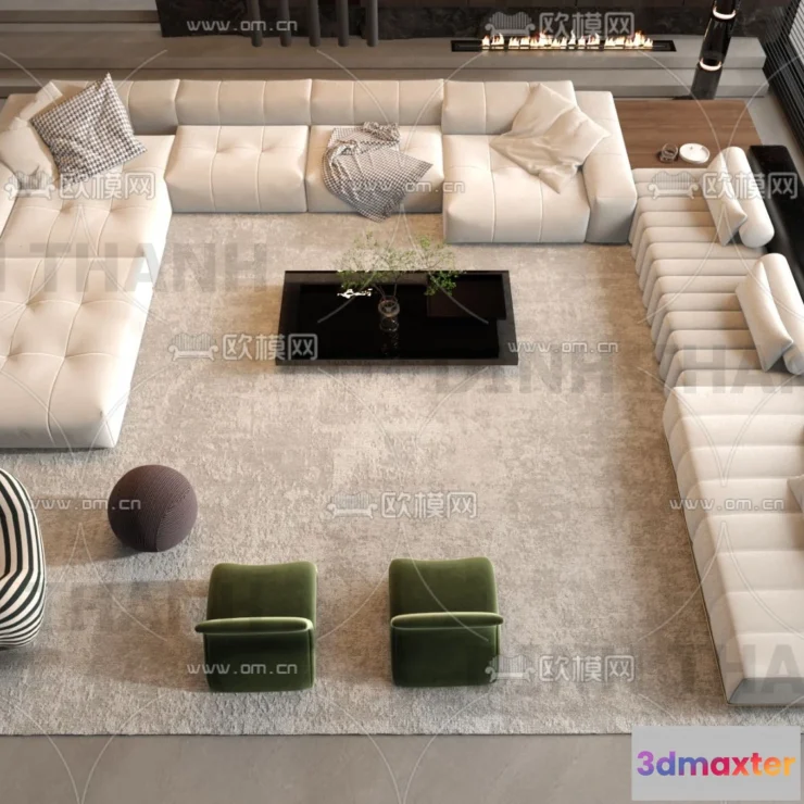 1178676 - MINOTTI SOFA - 3D MODELS - 110