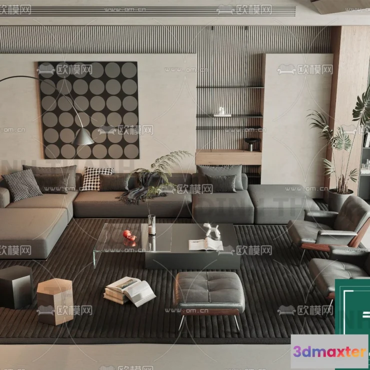 1178698 - MINOTTI SOFA - 3D MODELS - 121