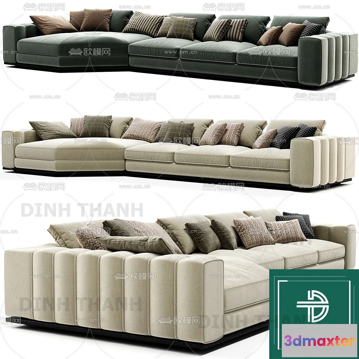1178714 - MINOTTI SOFA - 3D MODELS - 129