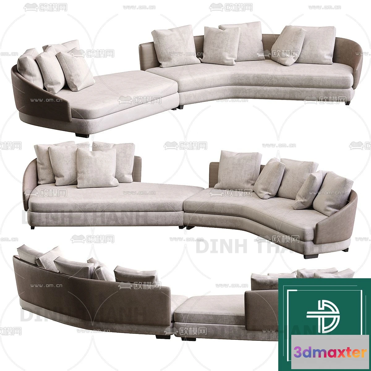 1178726 - MINOTTI SOFA - 3D MODELS - 135