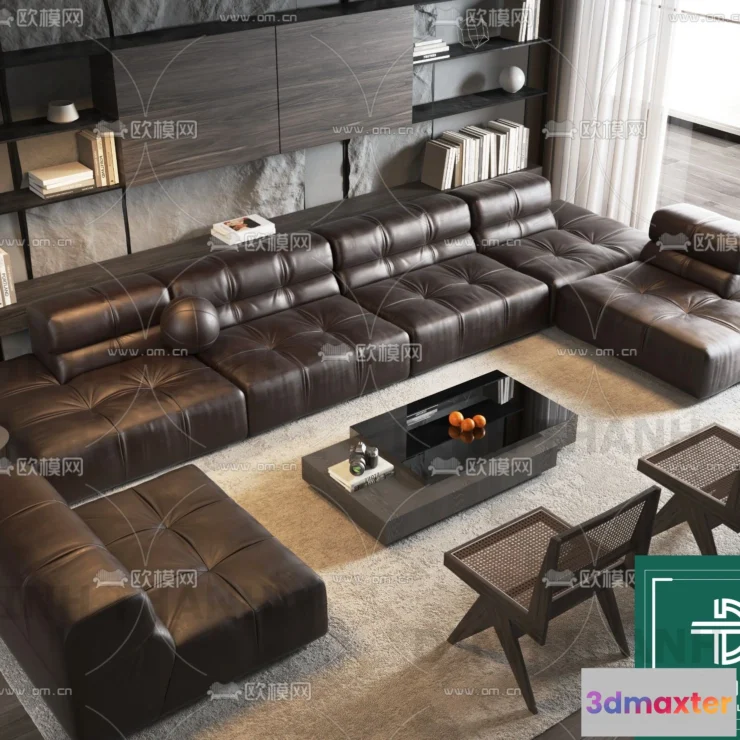 1178738 - MINOTTI SOFA - 3D MODELS - 141