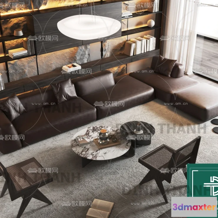 1178754 - MINOTTI SOFA - 3D MODELS - 149