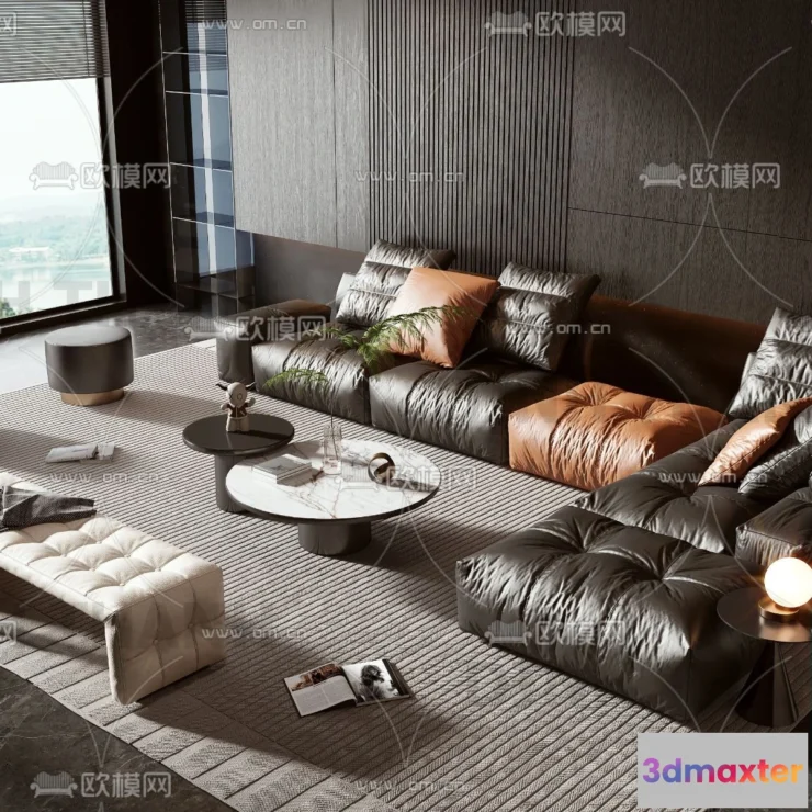 1178762 - MINOTTI SOFA - 3D MODELS - 153
