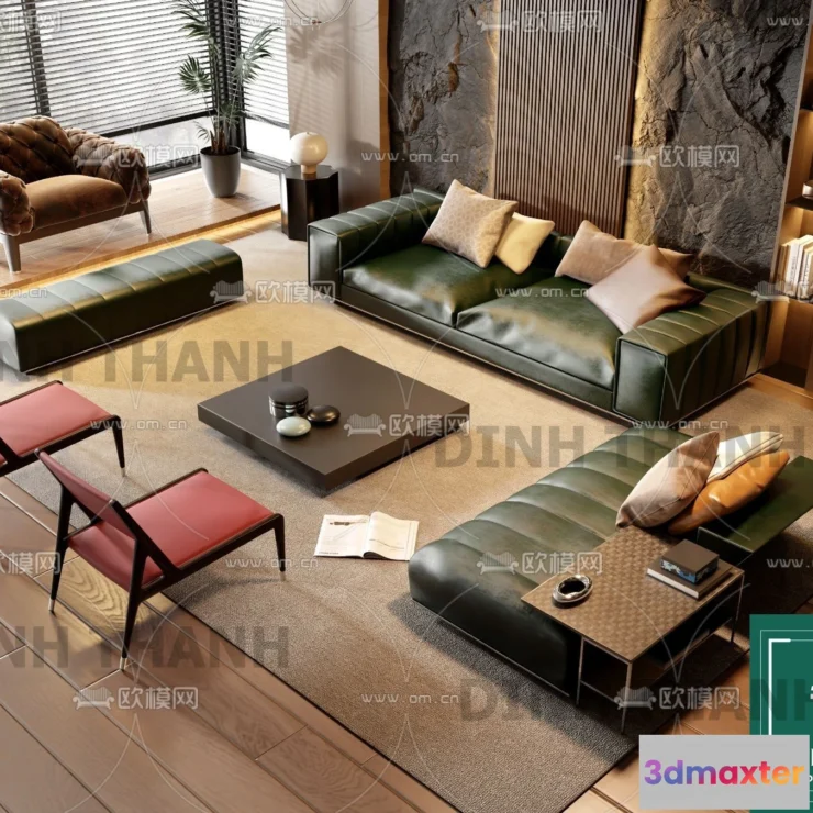 1178778 - MINOTTI SOFA - 3D MODELS - 161