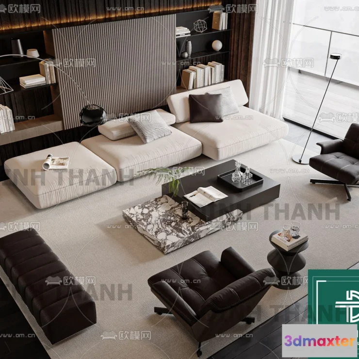 1178784 - MINOTTI SOFA - 3D MODELS - 164