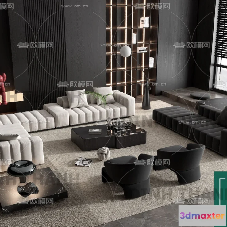 1178786 - MINOTTI SOFA - 3D MODELS - 165
