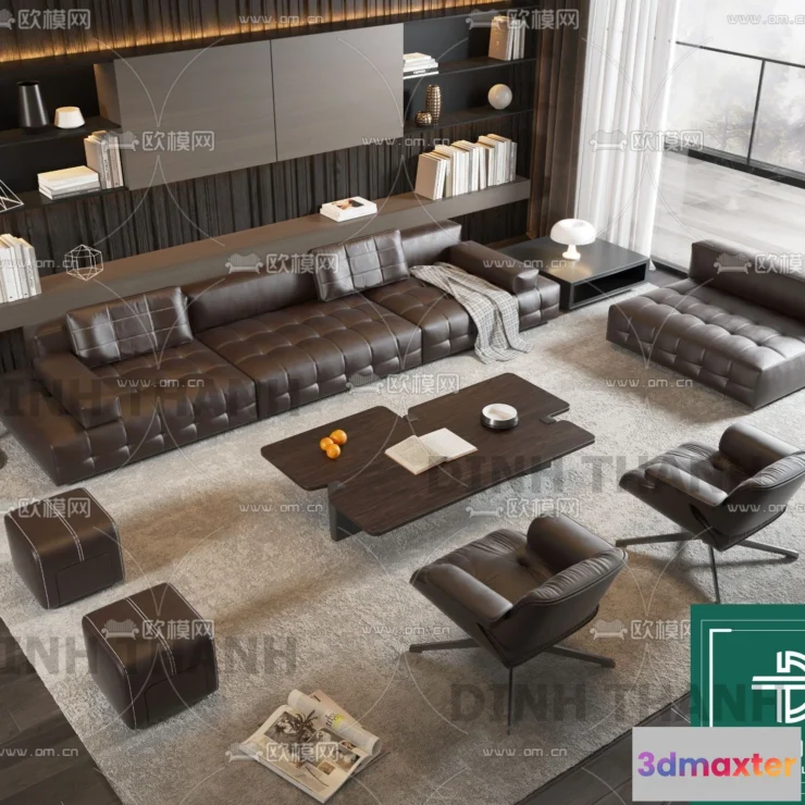 1178788 - MINOTTI SOFA - 3D MODELS - 166