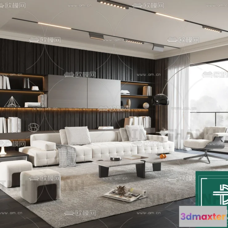 1178796 - MINOTTI SOFA - 3D MODELS - 170