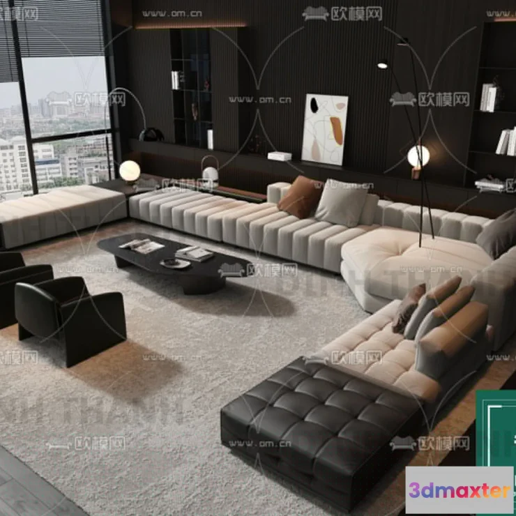 1178802 - MINOTTI SOFA - 3D MODELS - 173