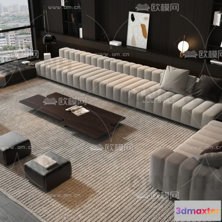 1178808 - MINOTTI SOFA - 3D MODELS - 176