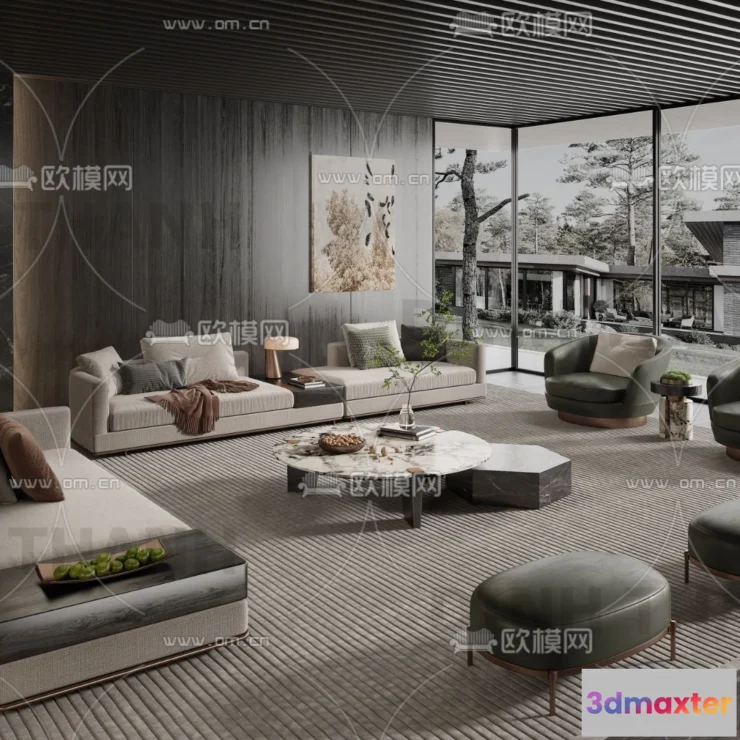 1178840 - MINOTTI SOFA - 3D MODELS - 192