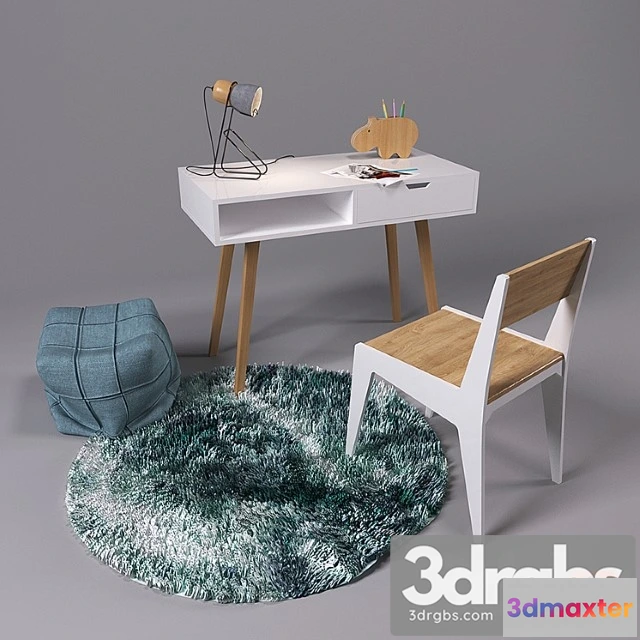 1015982 - Work desk with decor - No.2