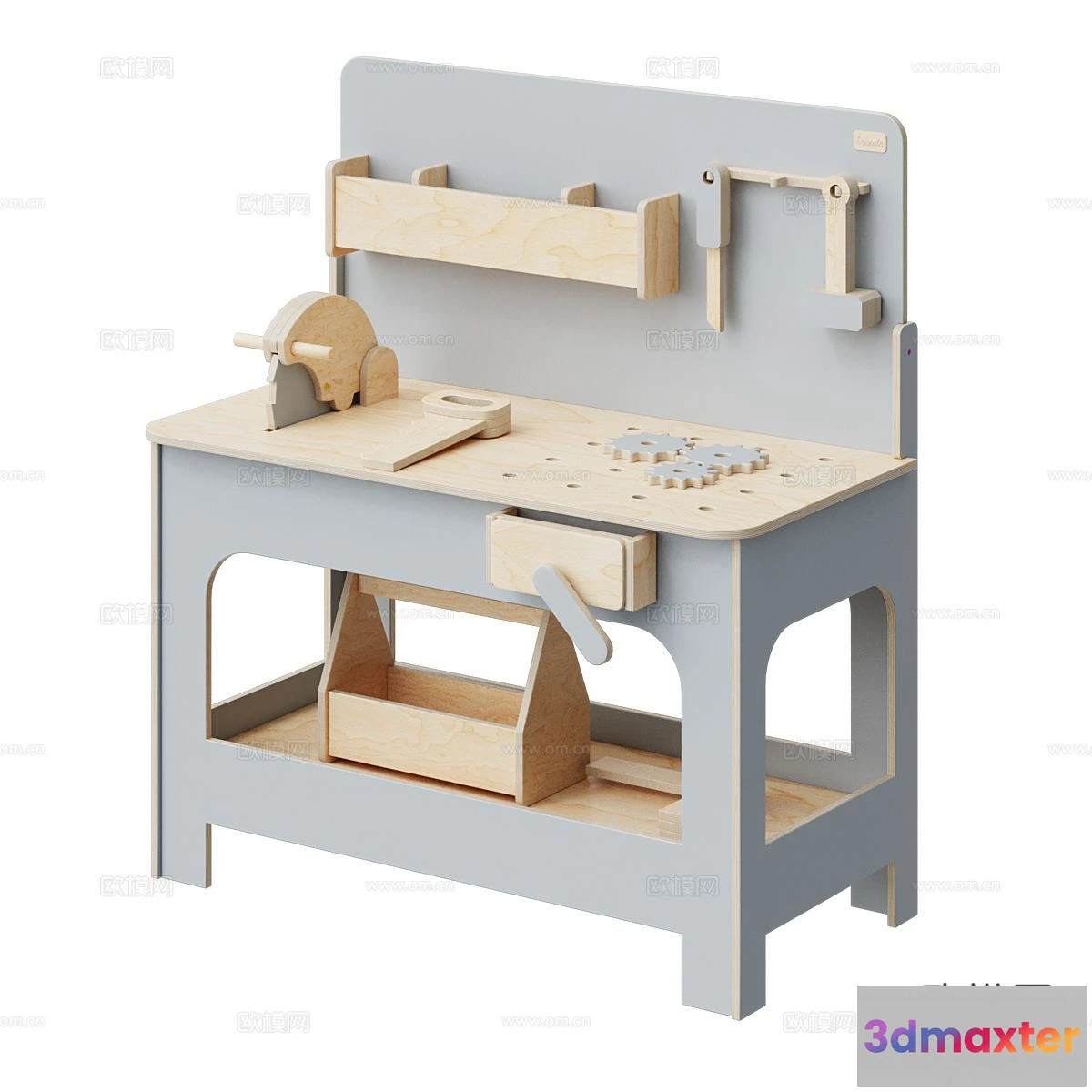 1514190 - Table and Chair Child - 3D Model For Interior Design - 265 3D Max