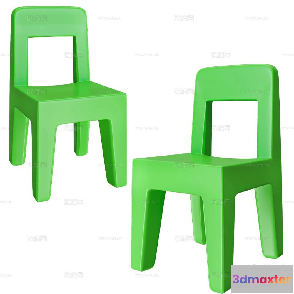 1514218 - Table and Chair Child - 3D Model For Interior Design - 279 3D Max