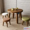 1514236 - Table and Chair Child - 3D Model For Interior Design - 288 3D Max
