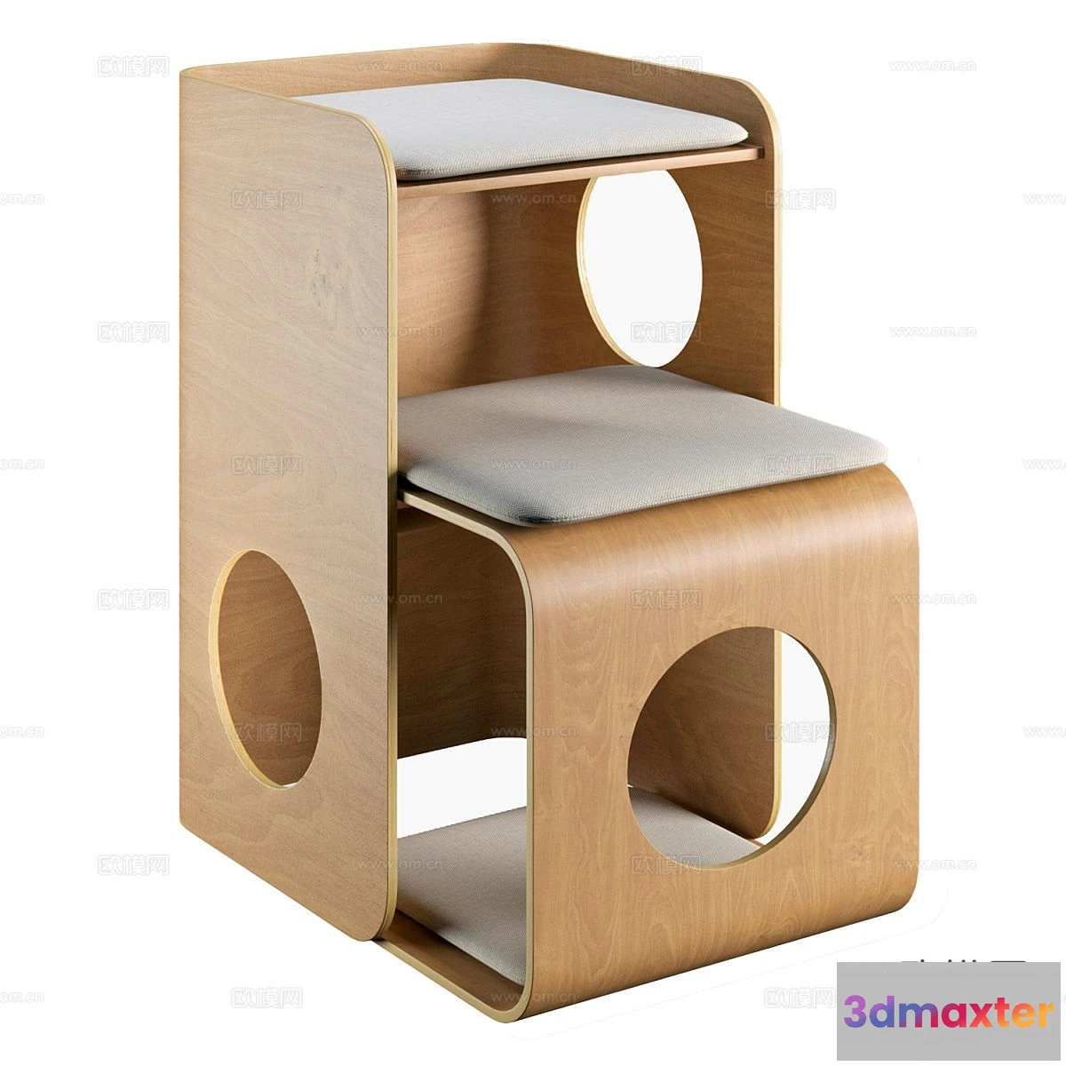 1514240 - Table and Chair Child - 3D Model For Interior Design - 290 3D Max