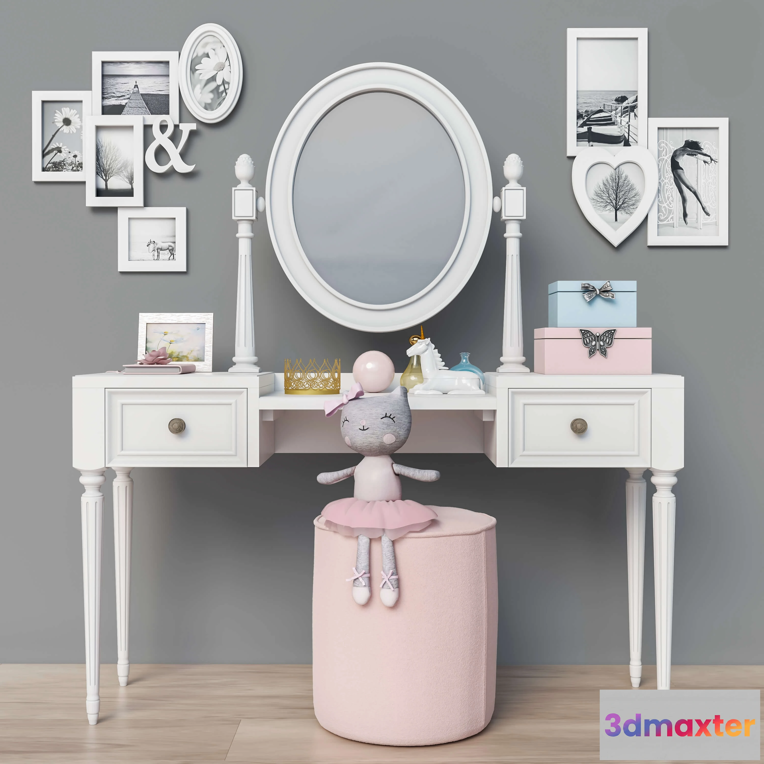 1590884 - child-room - Dressing table 3D Max