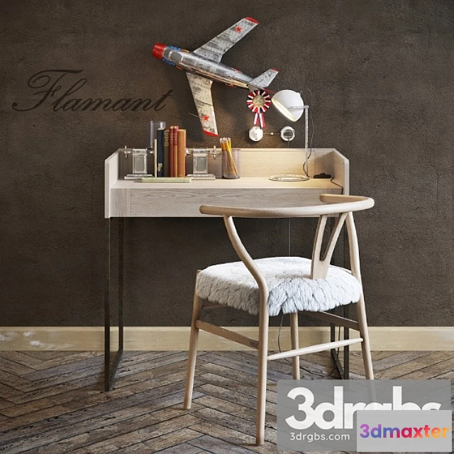 915786 - Set of furniture flamant