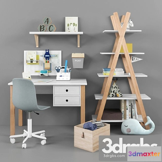 915800 - Writing desk and decor for a child 14