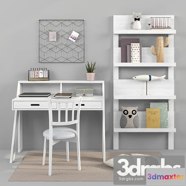 915802 - Writing desk and decor for a child 17