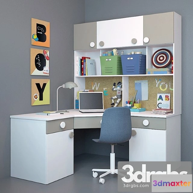 915808 - Writing desk and decor for a nursery 6