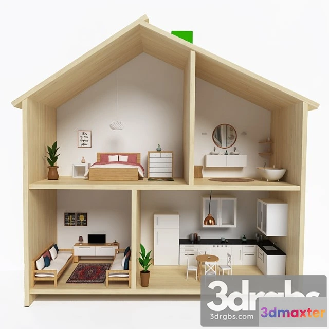 1016064 - Ikea Flisat Dolldouse