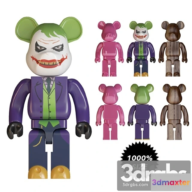 1016070 - Joker Bearbrick Size 1000